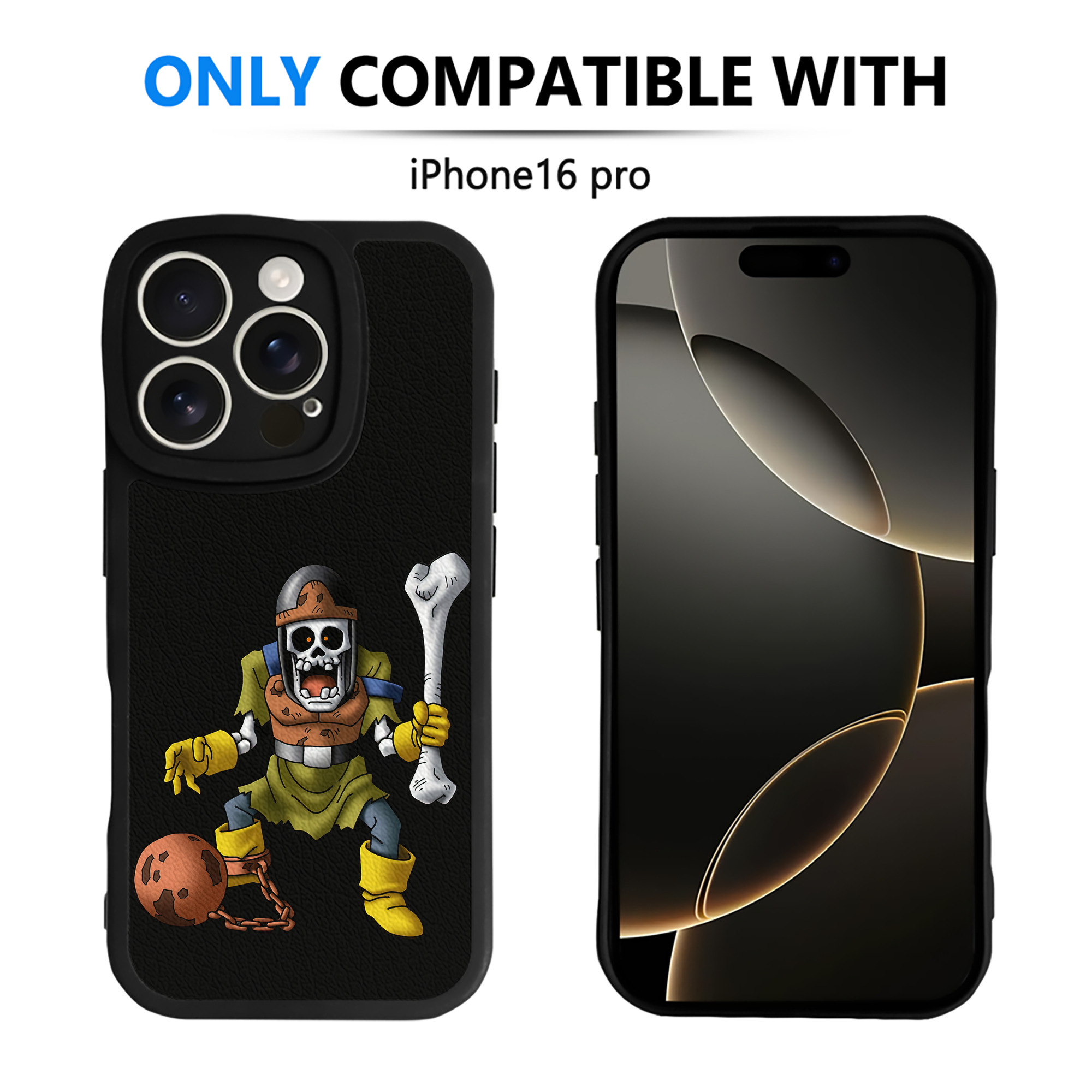 （画像用） ドラゴンクエスト Doragon Kuesuto Dragon Quest 【iPhone 16シリーズ対応】シリコンスマホケース（レザー調） 材質：シリコン
